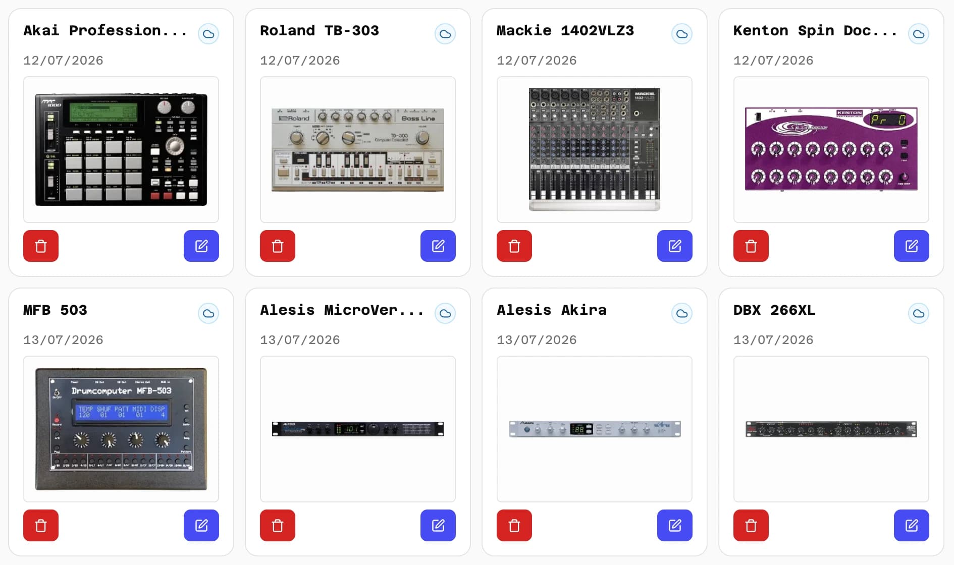 Device templates preview